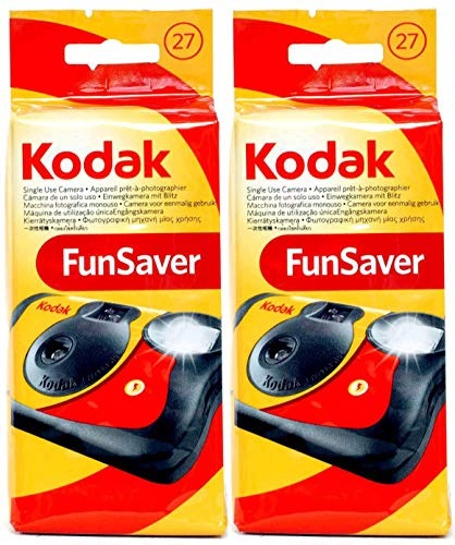 FUNSAVER DISPOSABLE FLASH CAMERA 800 ISO PROTECTIVE CASE 2 PCS FOR HOME Brand no brand