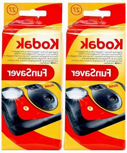 FUNSAVER DISPOSABLE FLASH CAMERA 800 ISO PROTECTIVE CASE 2 PCS FOR HOME