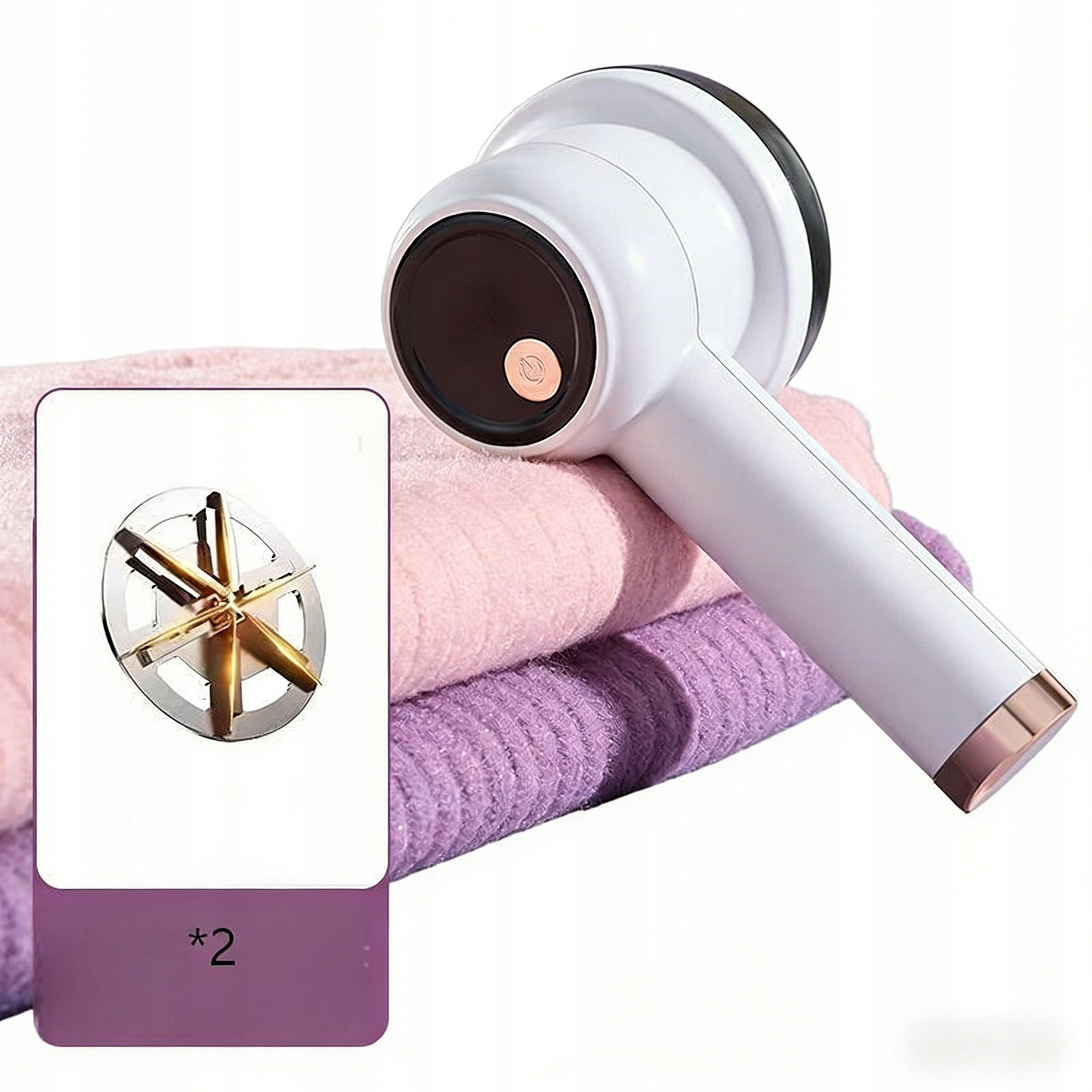 Fabric Shaver for Clothes, Upholstery, Sweaters, Powerful Modern USB Device Packaging status original