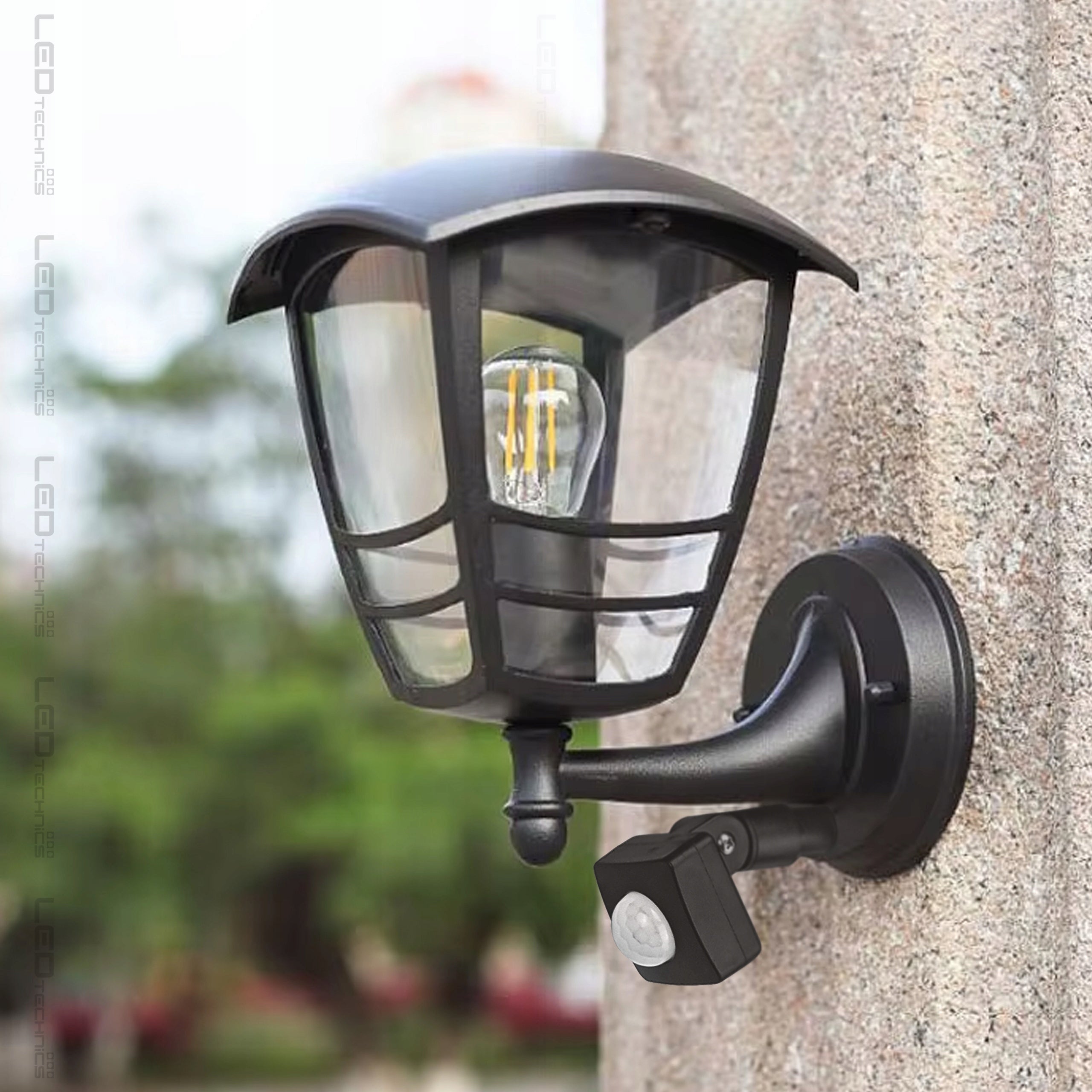 Facade Lamp Garden Wall Lamp Outdoor Twilight Motion Sensor For E27 Manufacturer code K114 regulowany PIR