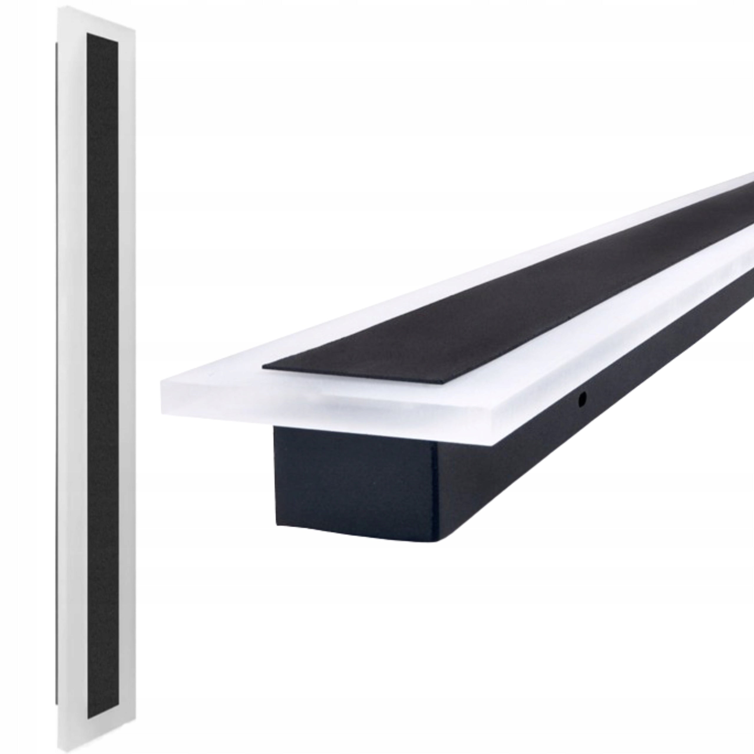 Facade Lamp Wall Lamp LED Strong 100cm 24W IP65 Black Modern Collection Titanium
