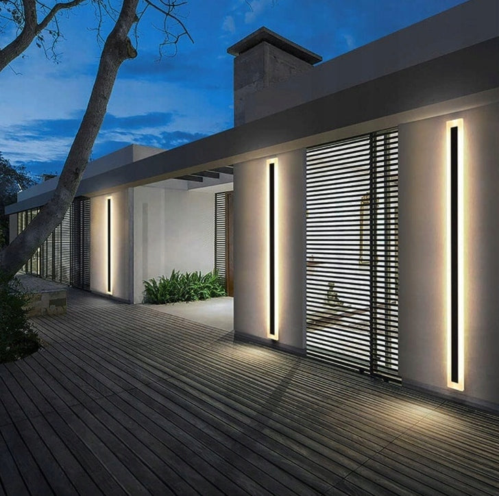Facade Lamp Wall Lamp LED Strong 150cm 30W IP65 Black Modern Brand XPart