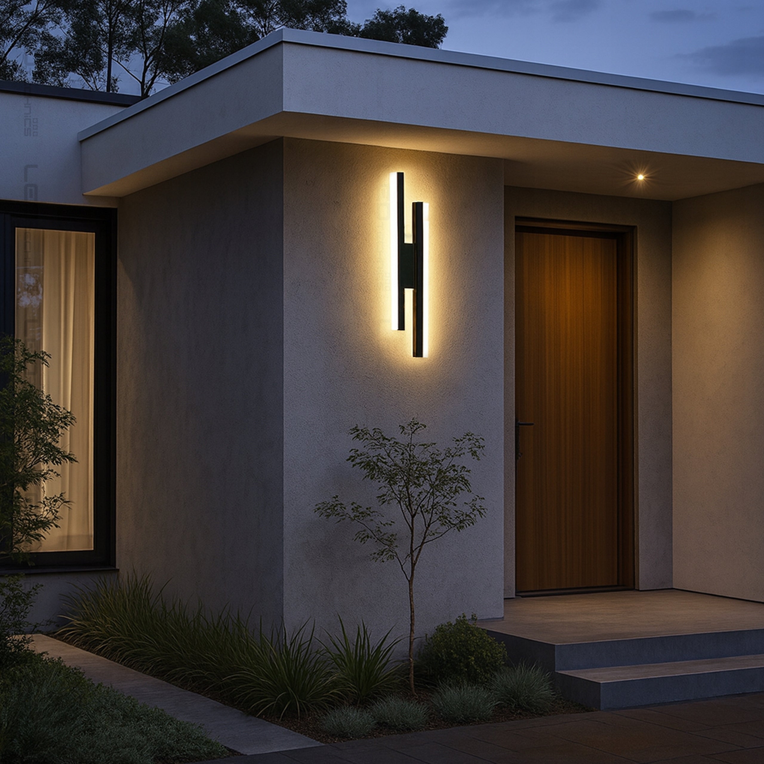 Facade Wall Lamp 18W LED CCD Outdoor Garden Wall Lamp 40cm Packaging status original