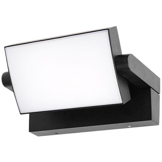Facade lamp 18W LED outdoor garden wall lamp adjustable IP54 4000K Color black