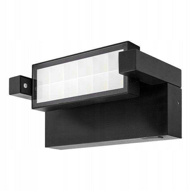 Facade lamp 20W LED CCT outdoor garden wall lamp adjustable 3 colors Color black
