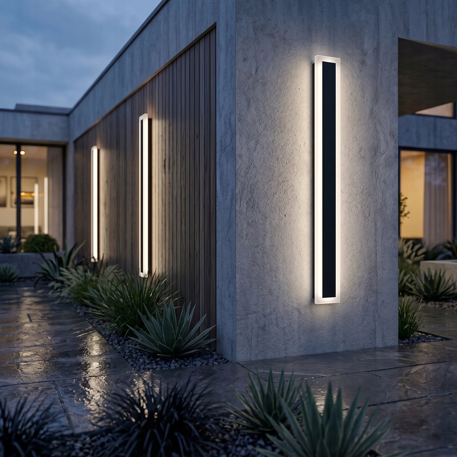 Facade lamp LED garden wall sconce IP65 wall 29W 150cm Packaging status original