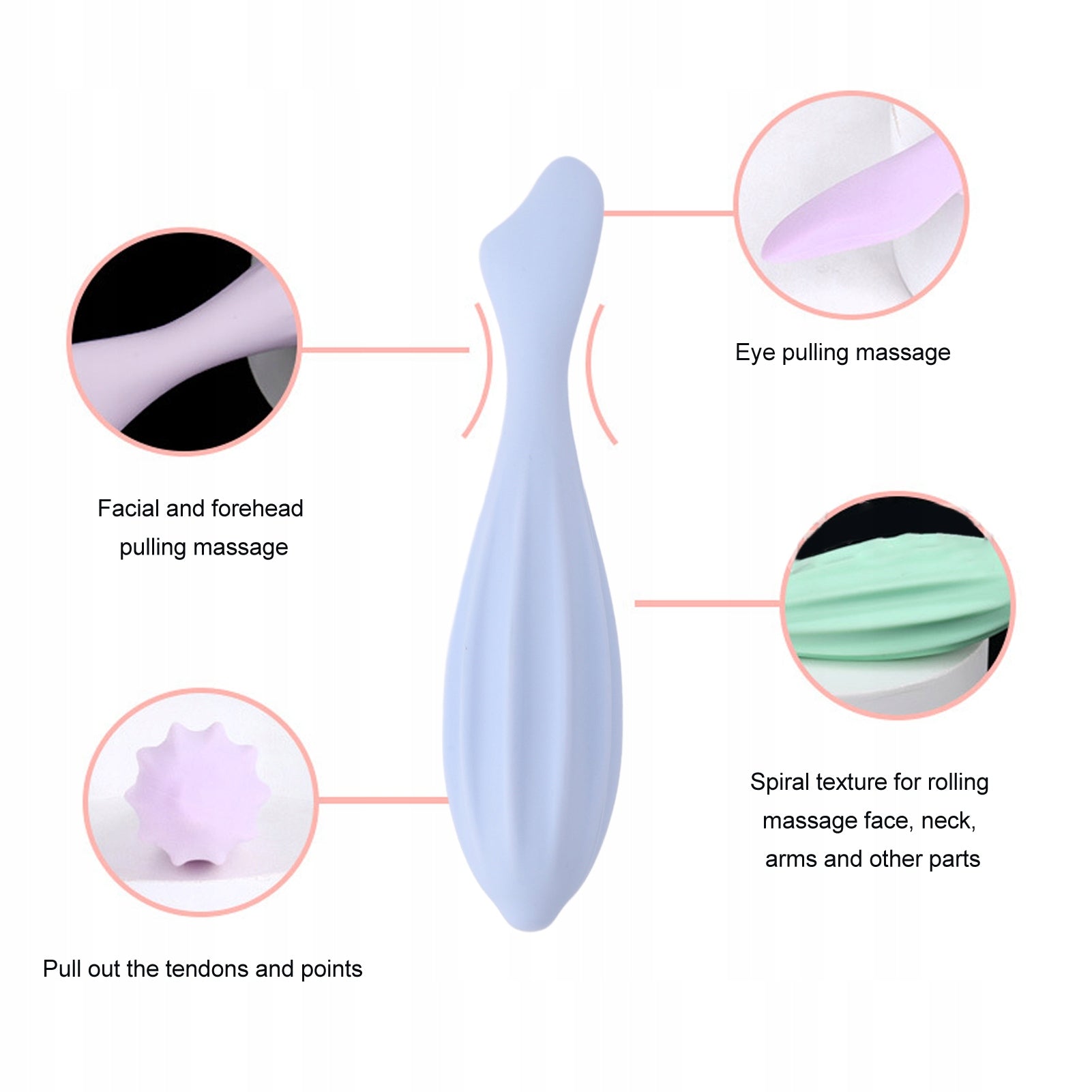 Face Massage Face Roller Promote Silicone Circulation Handheld Manufacturer code 1411240132211