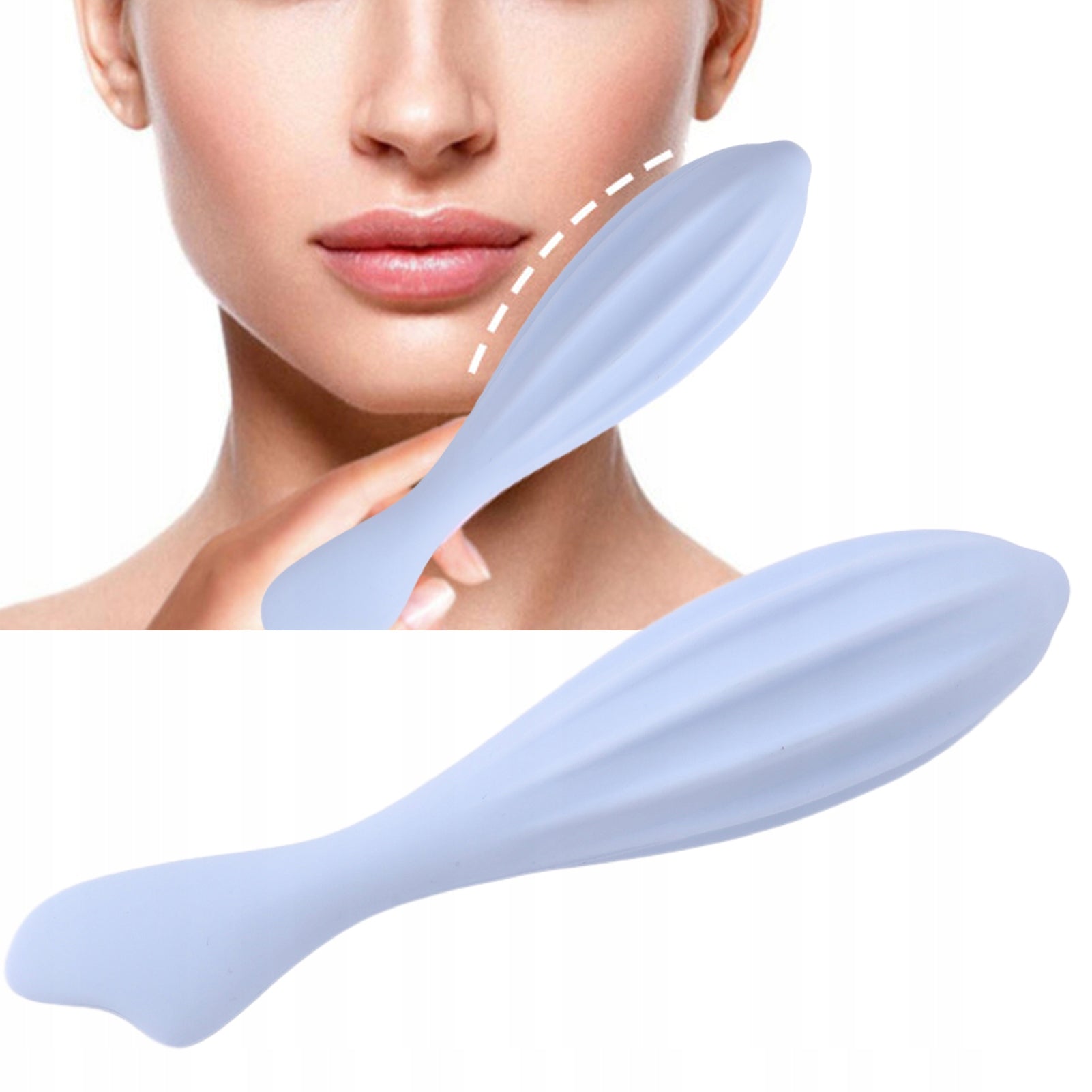 Face Massage Face Roller Promote Silicone Circulation Handheld