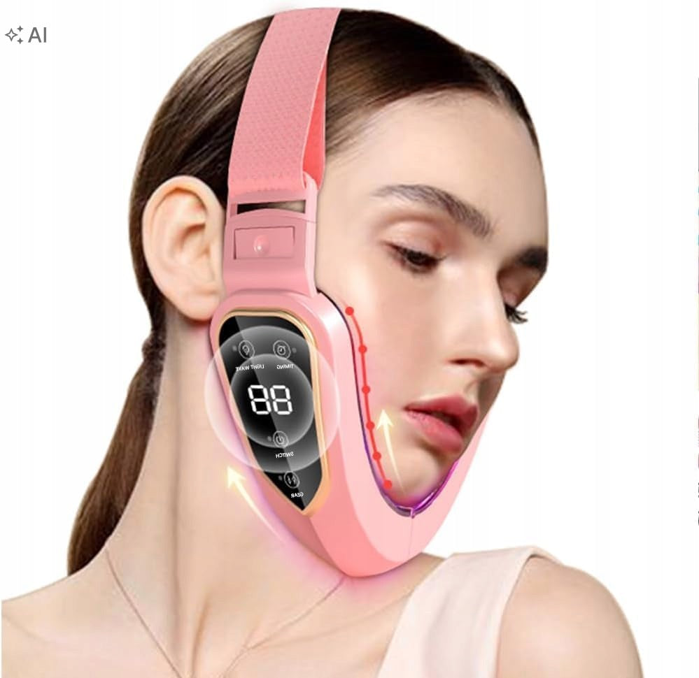 Face Massager Lifting V Chin LED Vibrating Firming