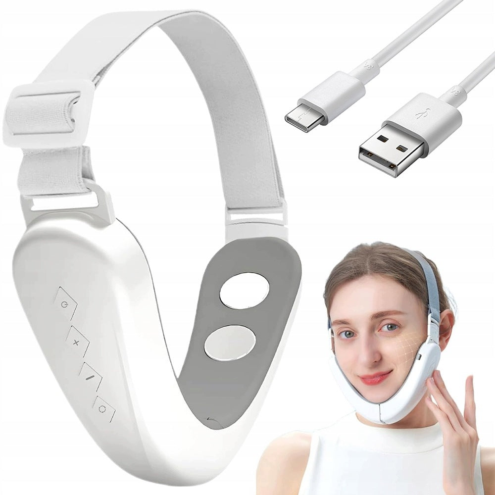 Face Massager V-Face EMS Lifting 6 Modes 12 Levels White ABS Medical device no