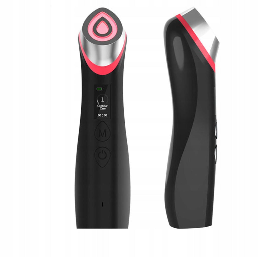 Facial and Neck Massager 5-in-1 EMS LED Audio Beauty Device