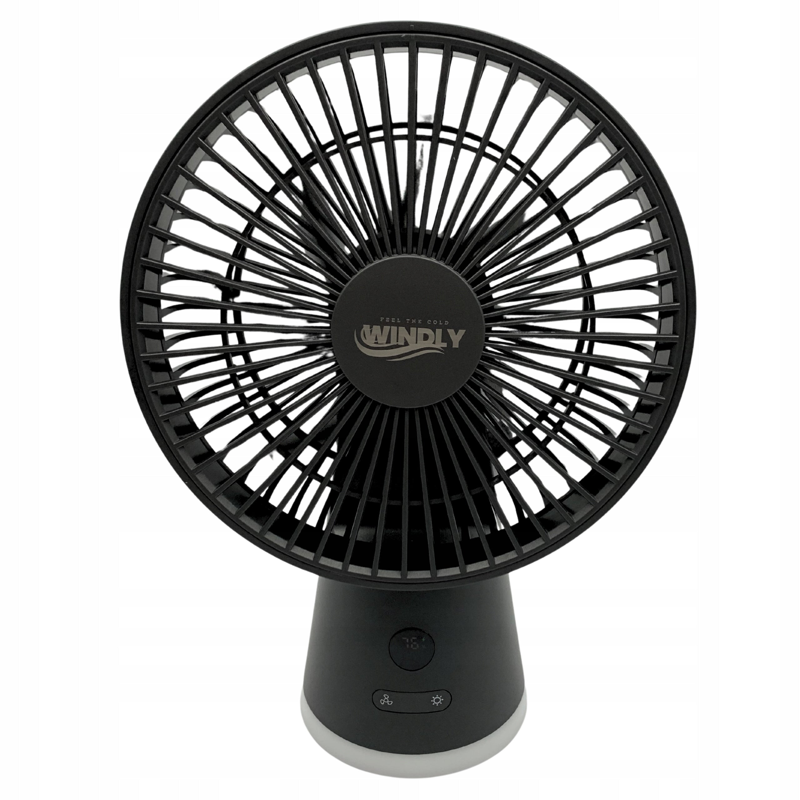 Fan Desk Fan Standing Office With Lamp Powerful USB-C 3600 mAh Manufacturer code Wentylator Wiatrak Klimatyzator Lampka