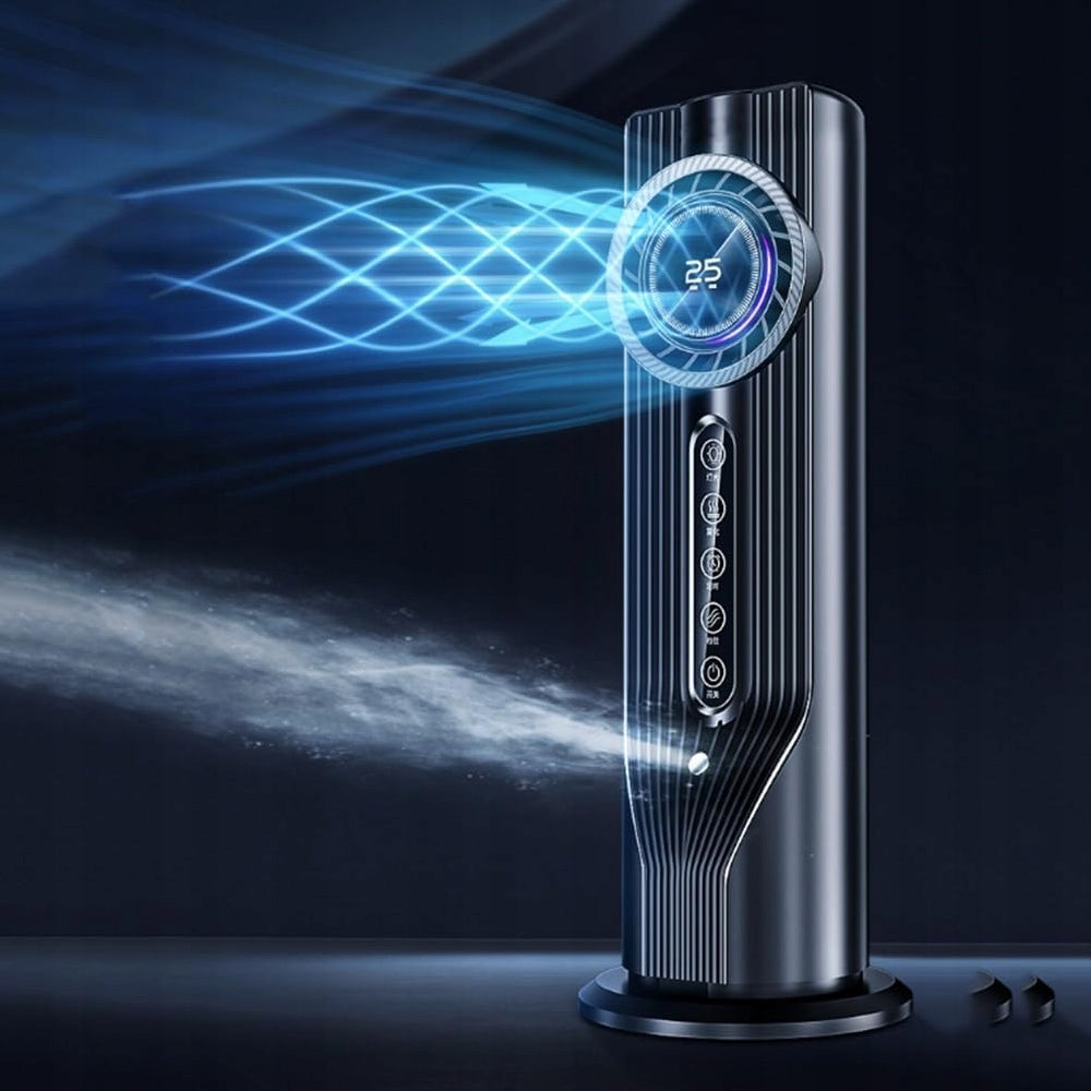 Fan With Humidifier Cooling Mist For Home Night Work Quiet Model wentylator z nawilżaczem Do Domu
