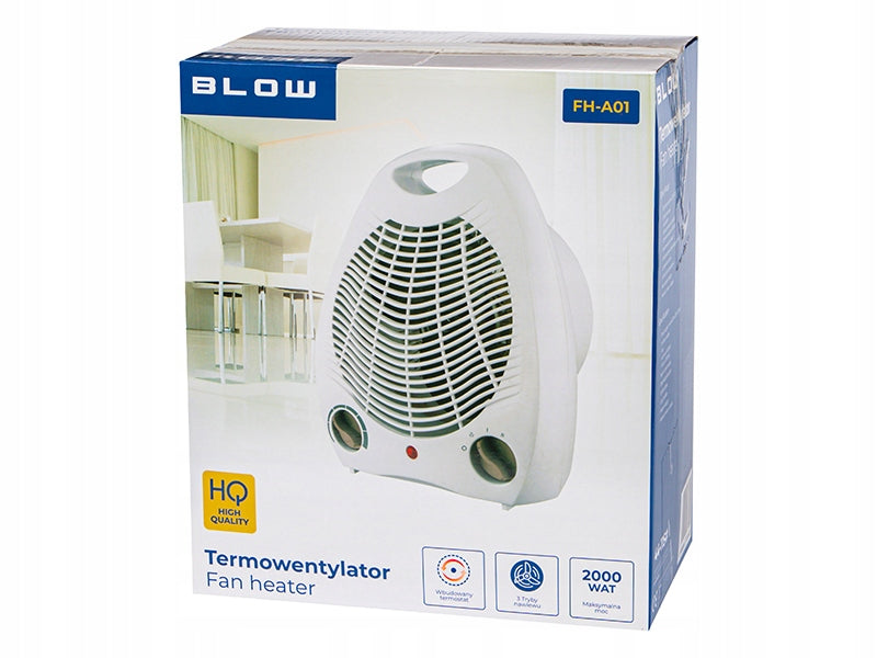 Fan apron BLOW 2000W FH-A01 apron Product weight with unit packaging 0.97 kg