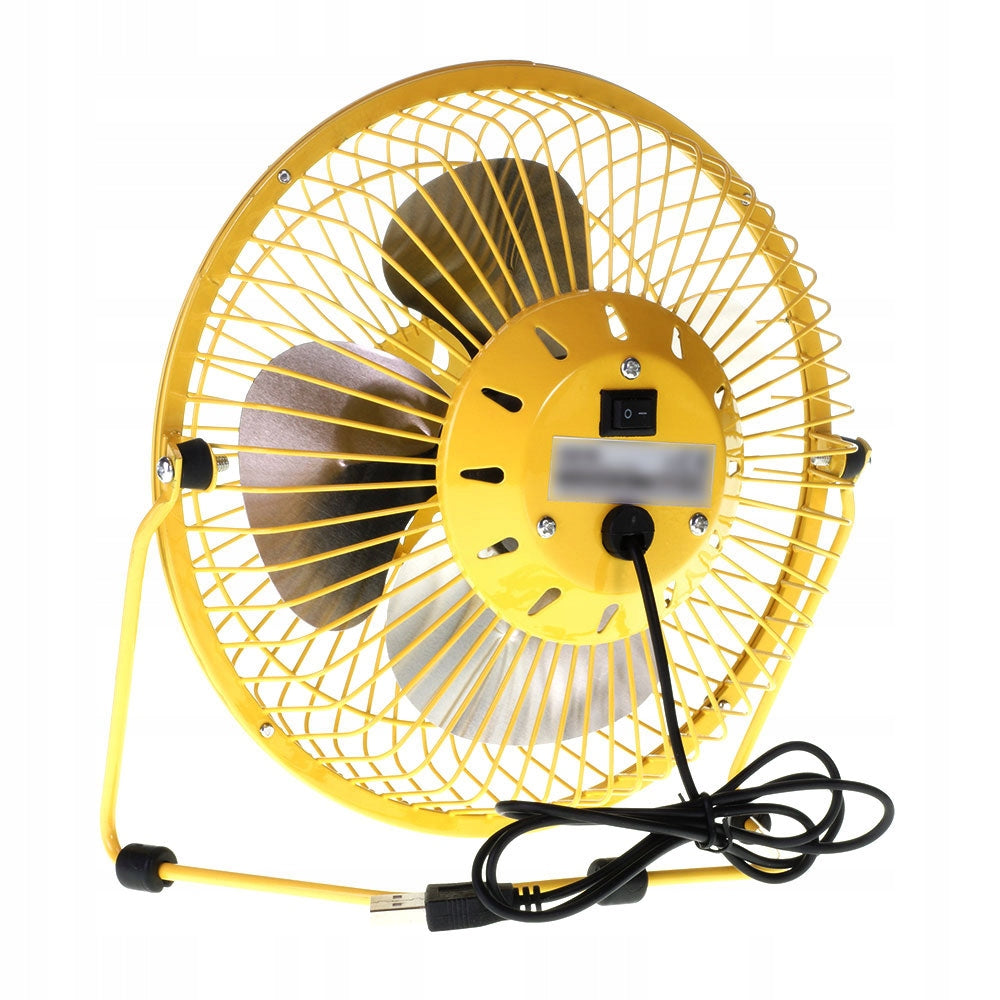Fan desk fan usb ZEFIR 18 cm yellow Brand no brand