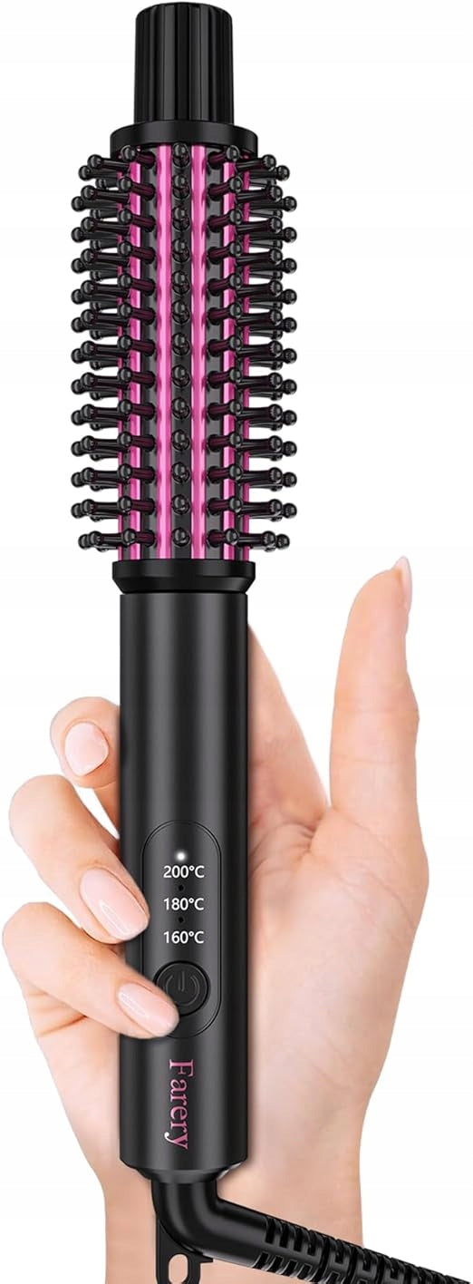 Farery Mini Thermal Brush – curling iron with 3 degrees of temperature control