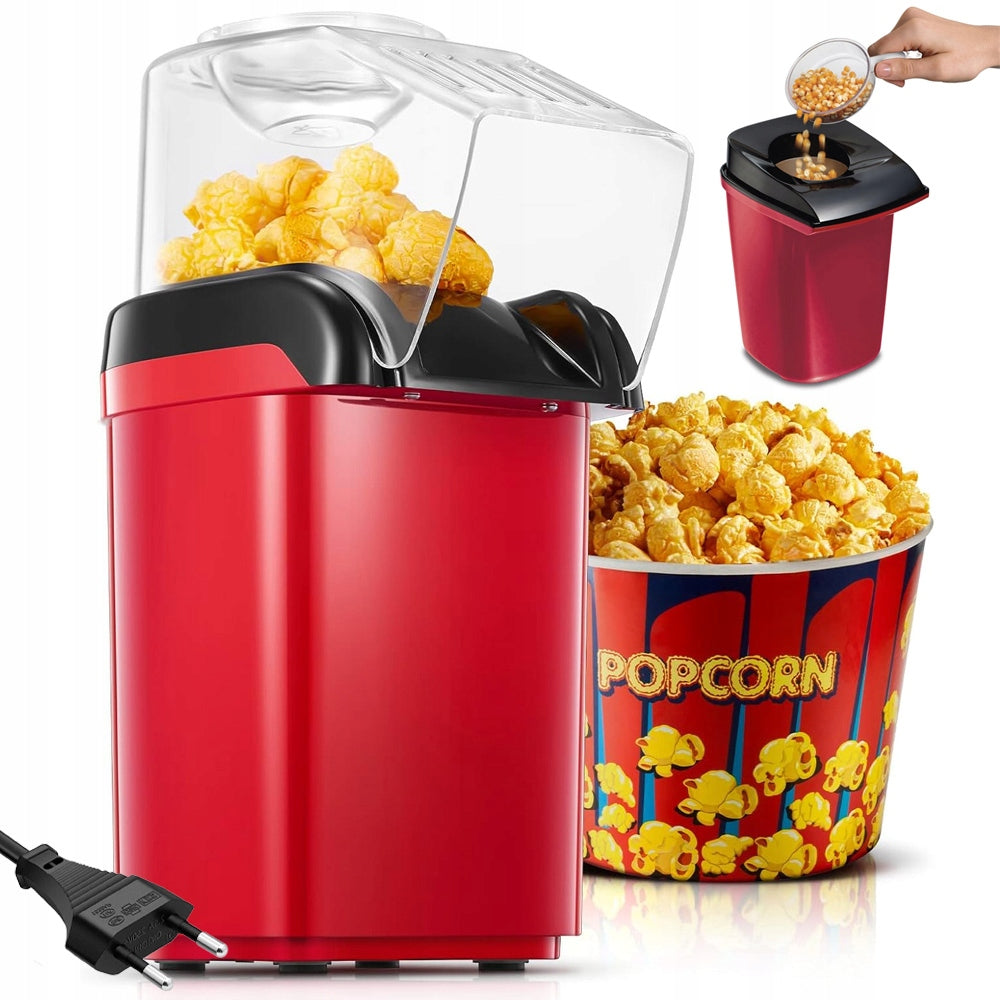 Fast Hot Air Fat Free Popcorn Machine 1200w