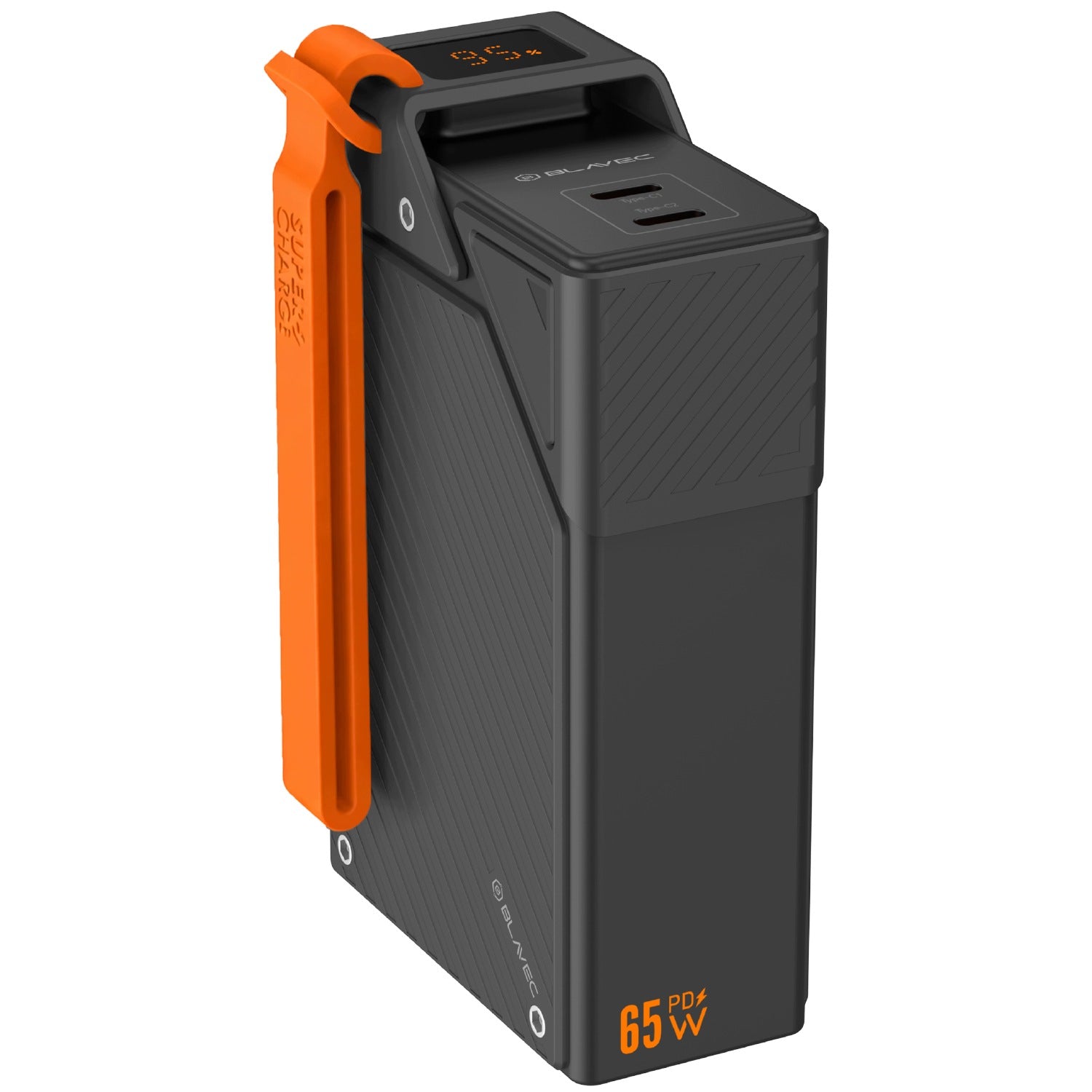 Fast Powerbank 20000 mAh 65W PD 2xUSB-C Travel Powerful Power Bank Blavec Packaging status original