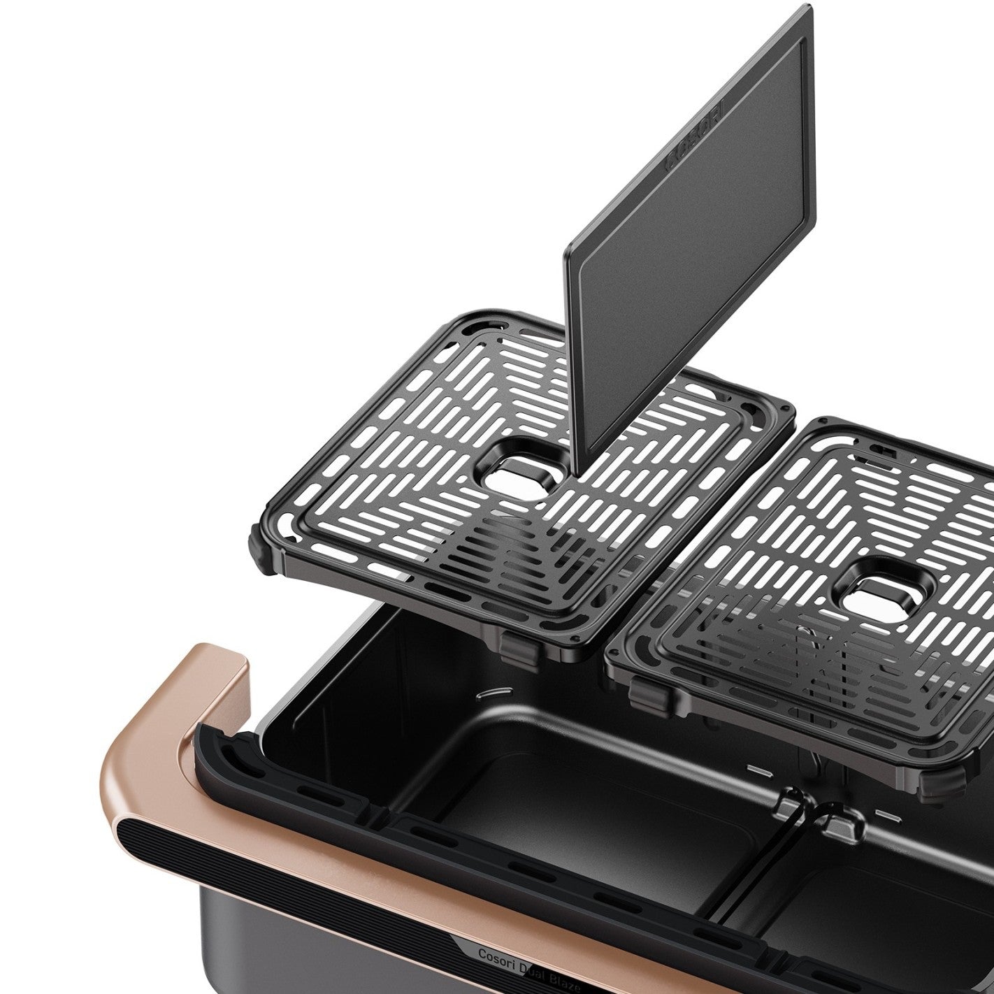 Fat Free Fryer Cosori TwinFry Dual Air Fryer 2800W 10l black Model TwinFry