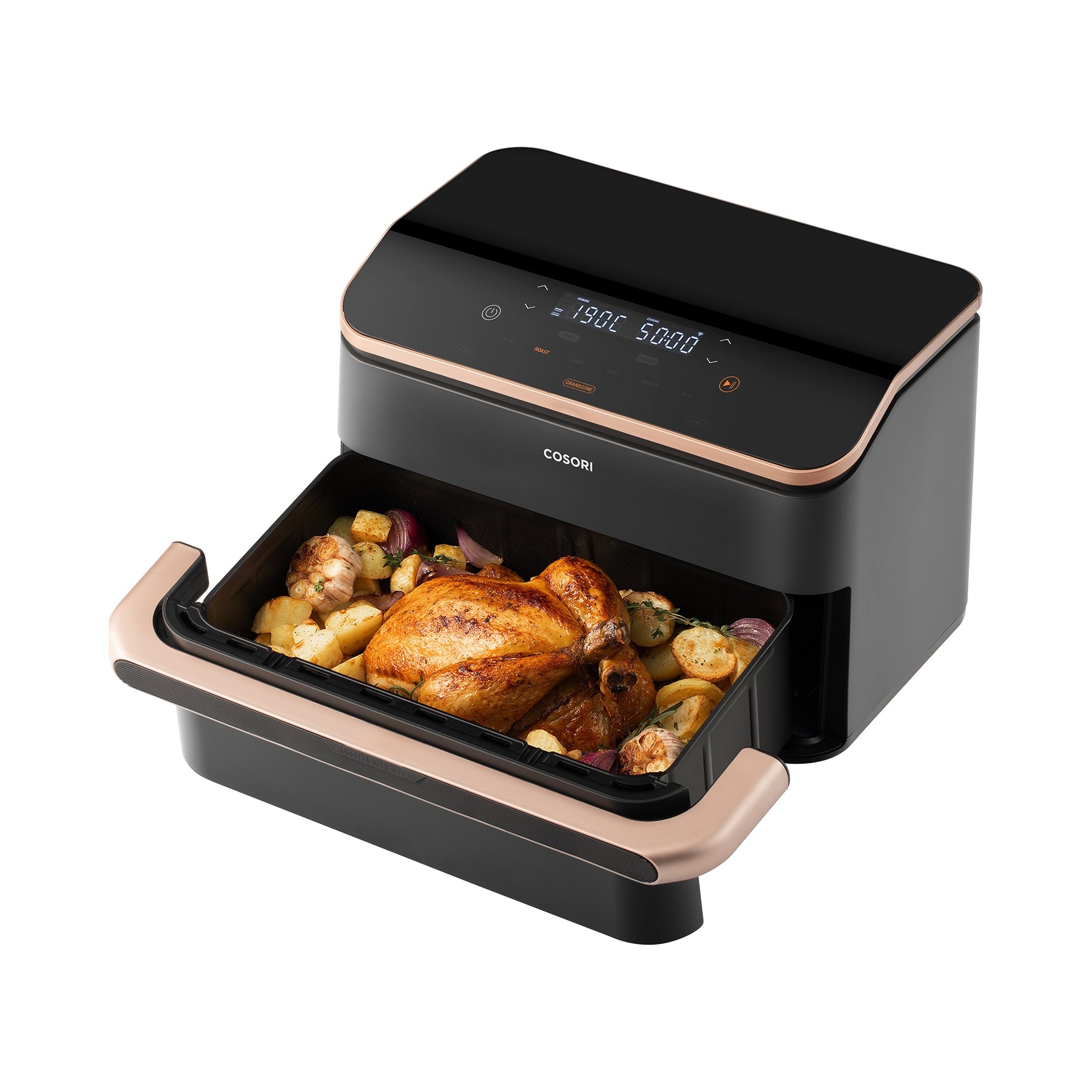 Fat Free Fryer Cosori TwinFry Dual Air Fryer 2800W 10l black