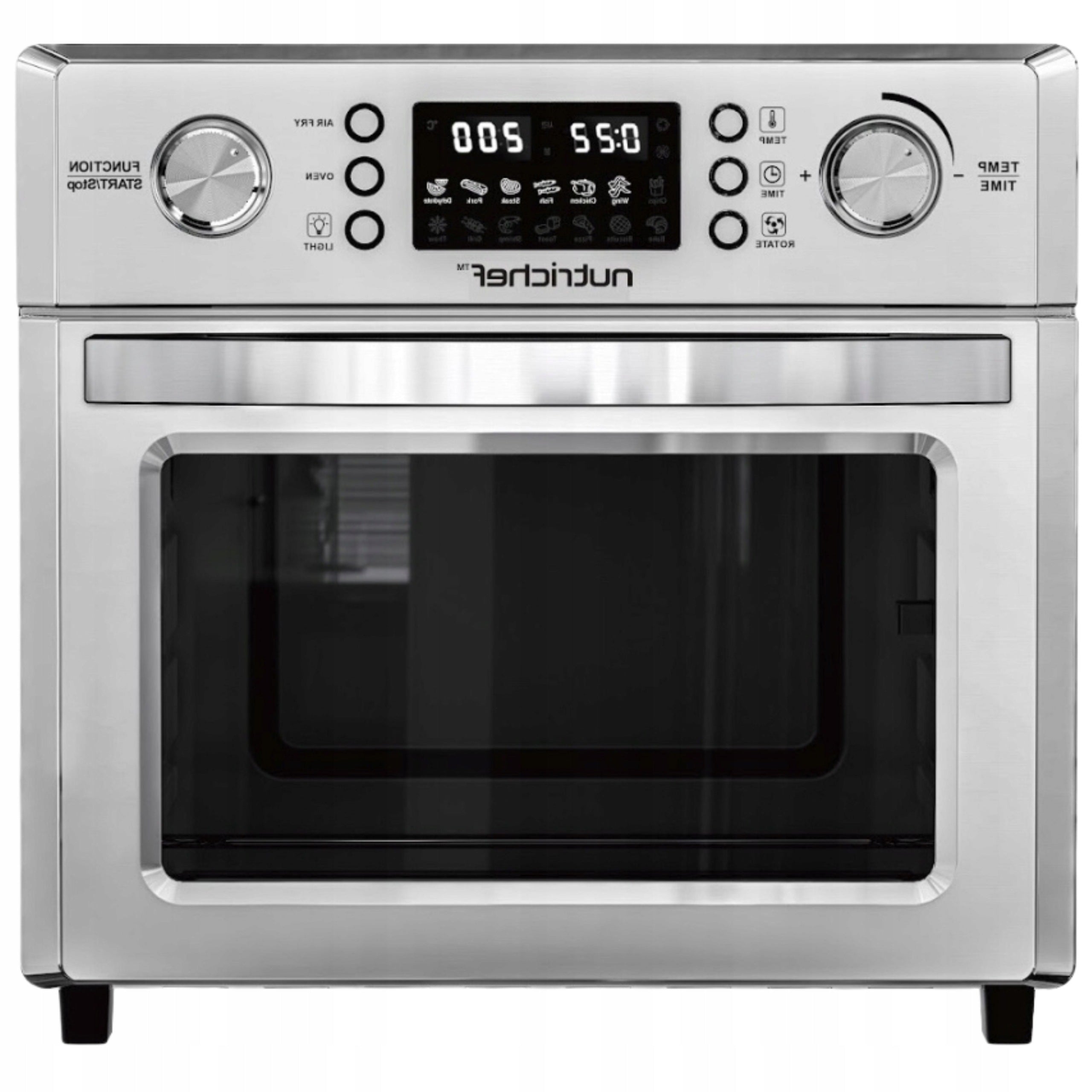 Fat Free Fryer NutriChef 10in1 32L Capacity Digital Silver