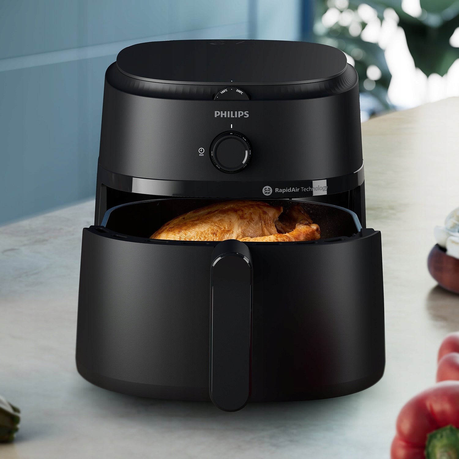 Fat Free Fryer Philips Series 1000 1700W Air fryer 6,2l NA130/00 Packaging status original
