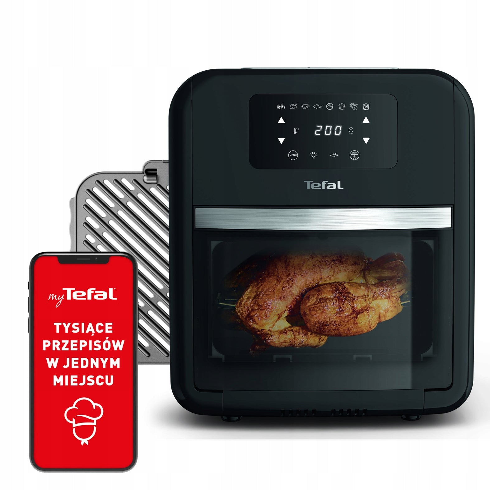 Fat Free Fryer TEFAL Air Fryer Grill FW5018for Frying Baking