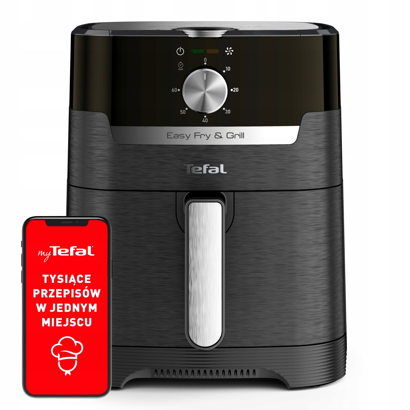 Fat Free Fryer TEFAL EY501 for Frying Baking 4,6l Air Fryer