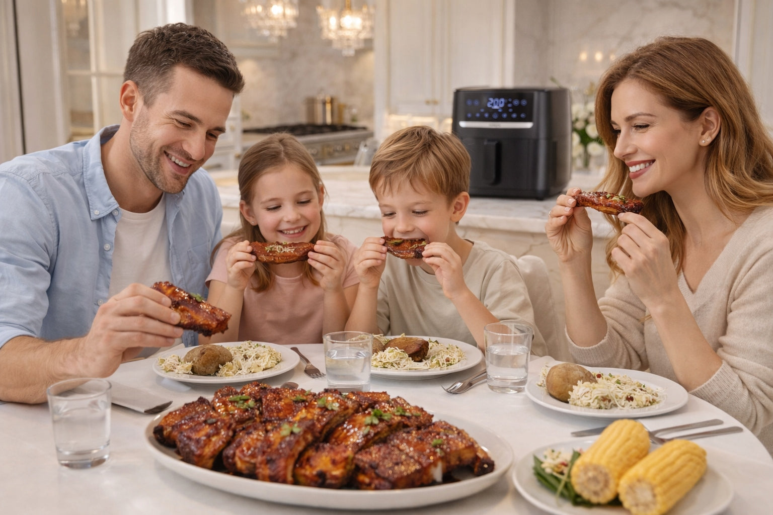 Fat Free Fryer Xiaomi Smart AirFryer Black Family 1500W - 6L Brand Xiaomi