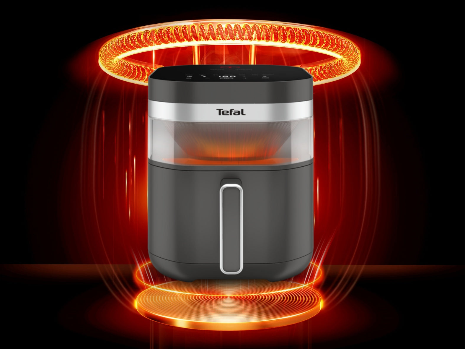Fat-free air fryer AIR FRYER TEFAL EY832H infrared technology Bowl volume 7 l