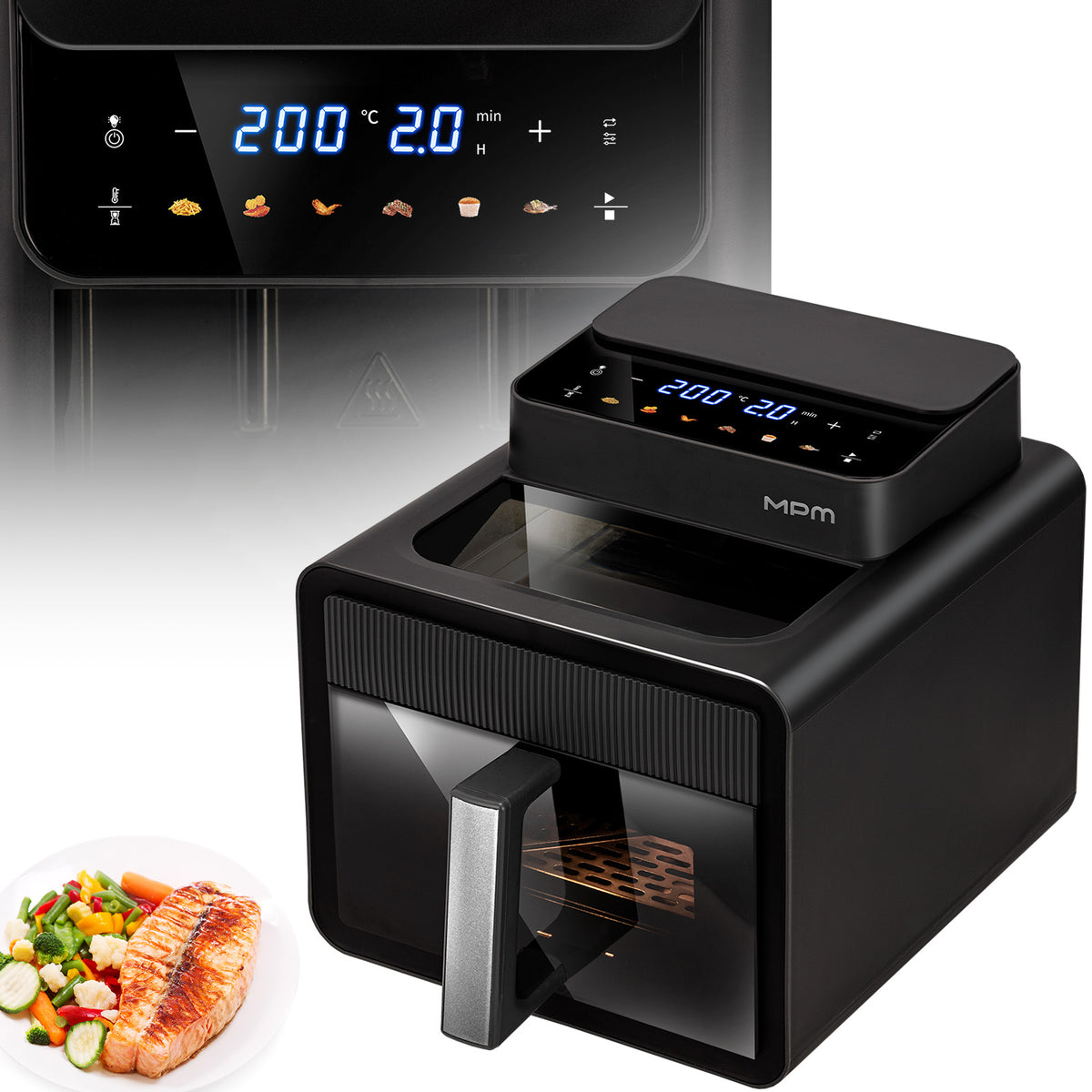 Fat-free air fryer Air Fryer 7 liters MPM MFR-16