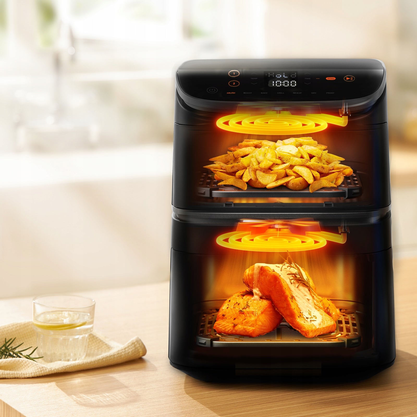 Fat-free air fryer Cosori CAF-DC121-AEUR 2630W | 10,8 L Model Turbo Tower