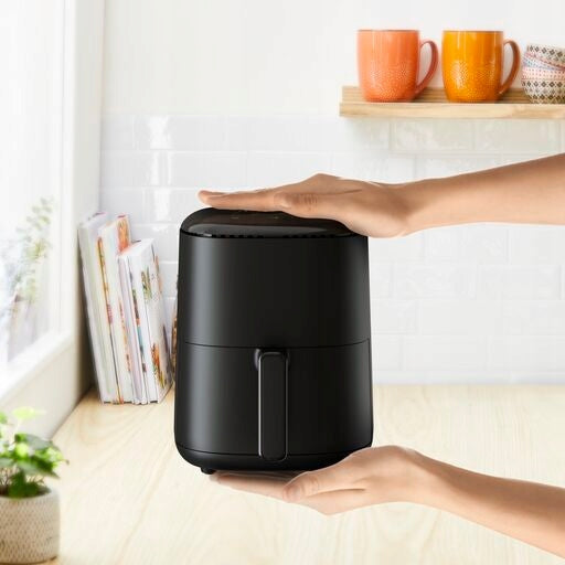 Fat-free air fryer TEFAL EY145810 3 L 1300 W 10 programs Air Fryer Model Easy Fry Compact 3l EY145810 černá