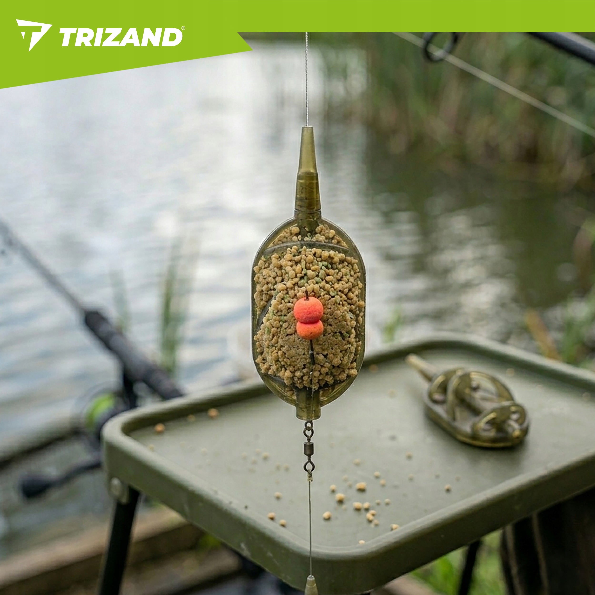Feeder Methood Feeder Set 5x Bait Basket 30g+Form for Basket Manufacturer code Foremka +podajnik 5szt.+szybkozłączki Trizand