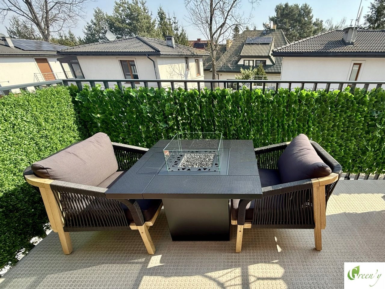Fence Cover Terrace Ivy Artificial Hedge PREMIUM Dear Because Good Brand Green'y