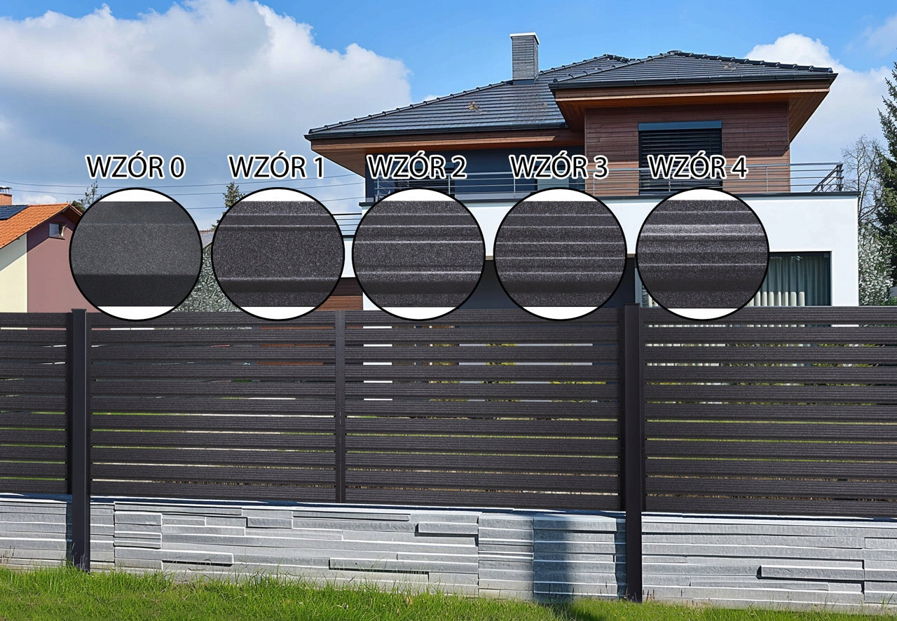 Fence Galvanized Steel Coated 200 x 120 cm BLACK Manufacturer code SG03525RAL9005ST