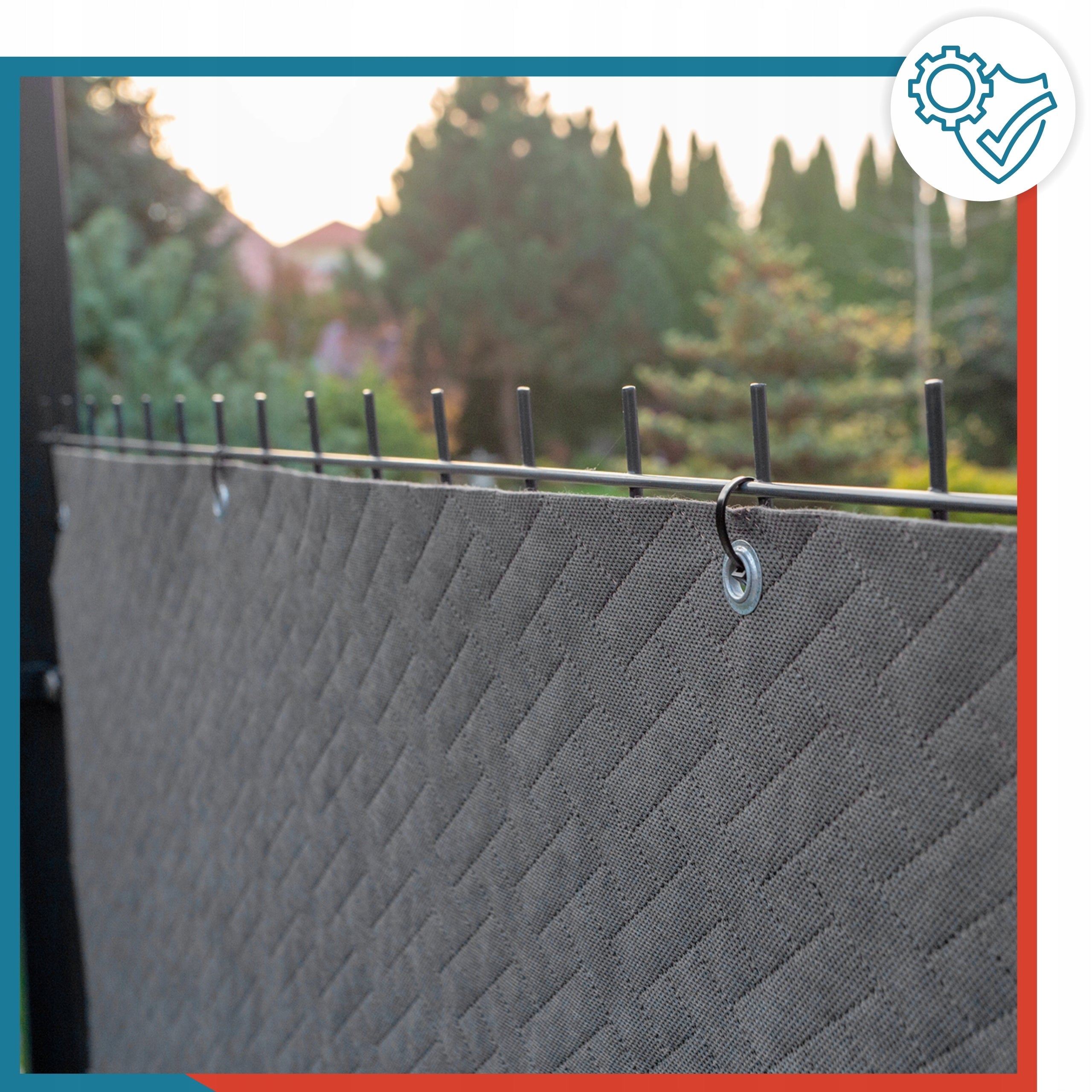 Fence Mat 1,20m x 2,5m Shading Masking Fence Cover +Freebie Manufacturer code mata na ogrodzenie