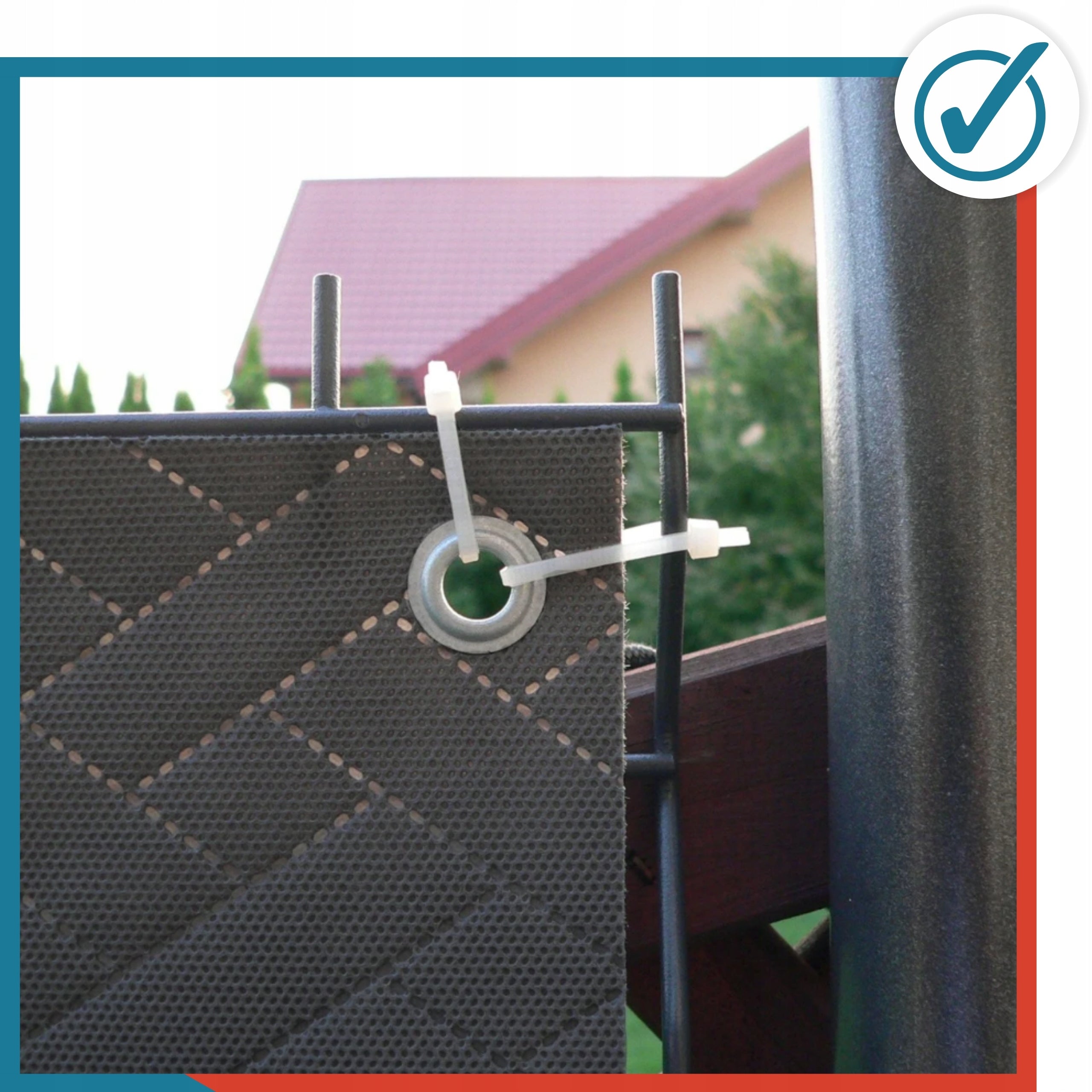 Fence Mat Fence Cover 1,20m x 10m Shading Masking + Freebie Brand no brand