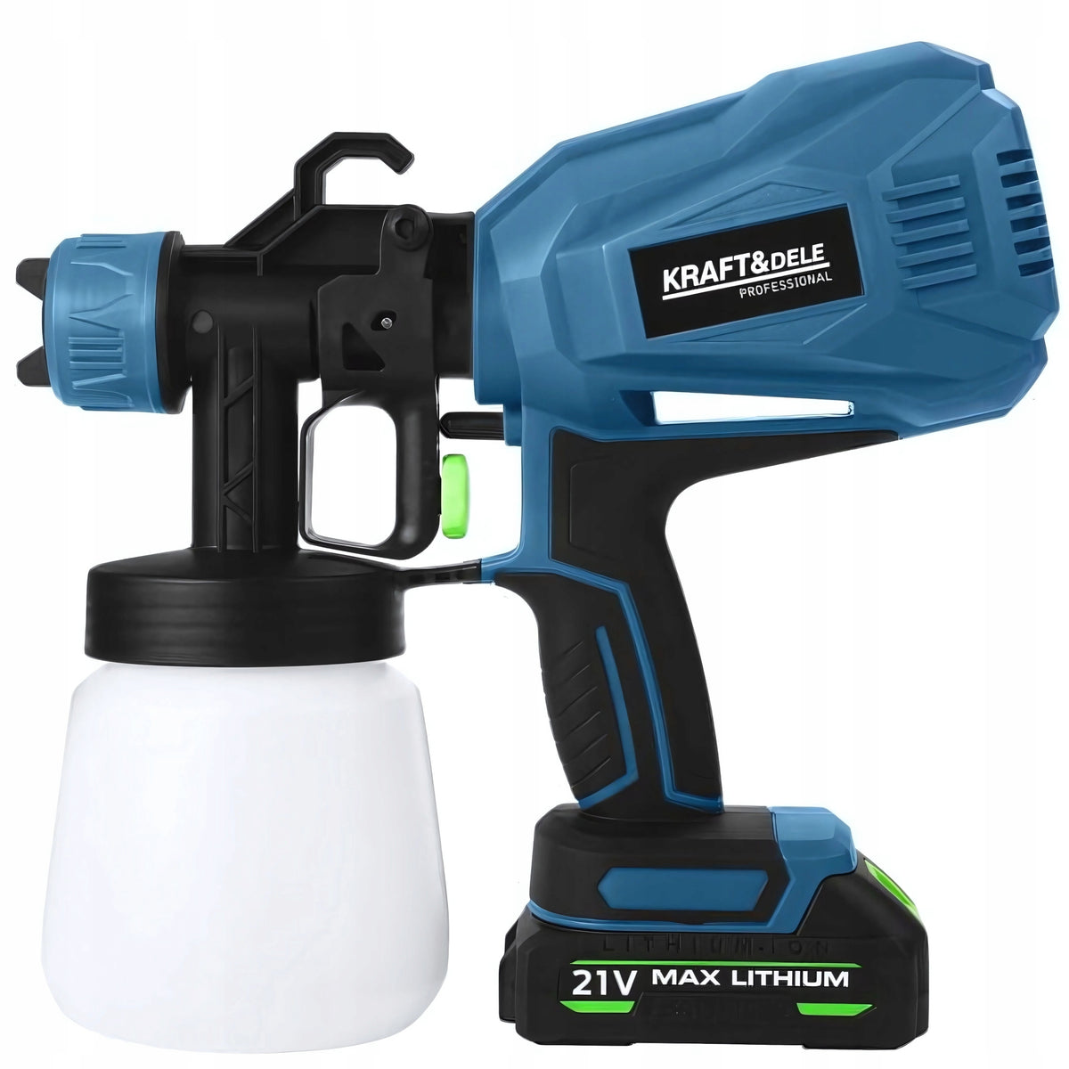 Fence Wall Paint Gun Cordless 21v 2ah 800ml Universal