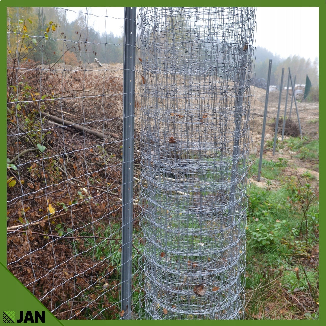 Fence forEST NET height 120/9/30 L 50m cheap fields orchards construction forests Kind mesh fence