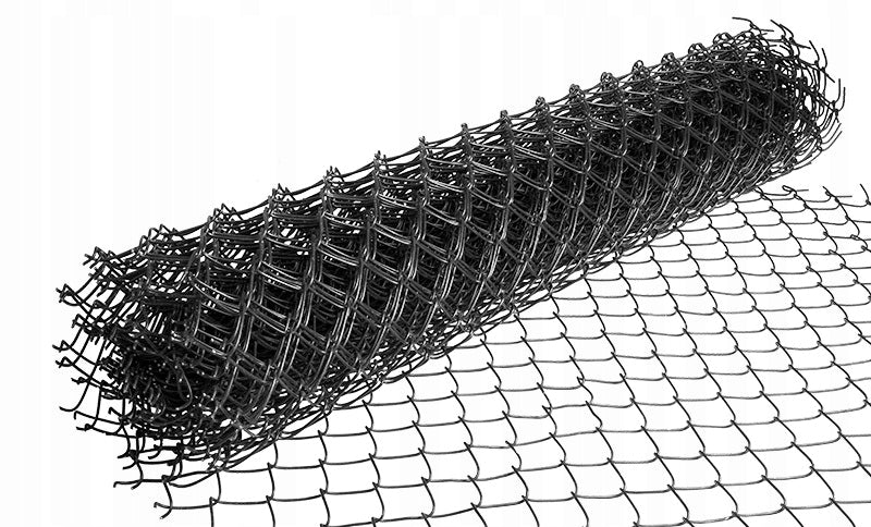 Fence mesh 3.1mm 5,5x5,5cm 150cm ANTHRACITE 15m PVC coated graphite Color gray