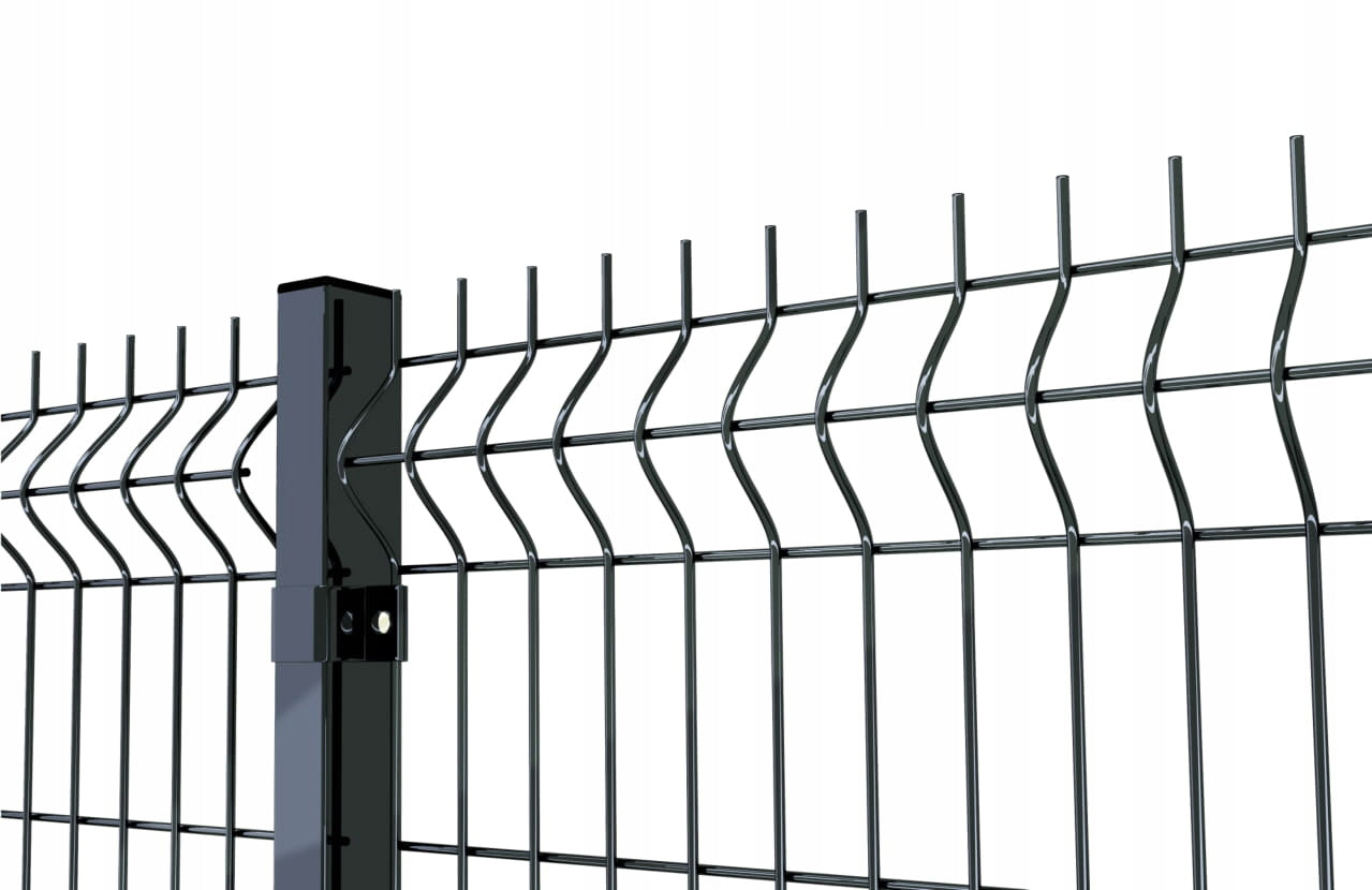 Fence panel lacquered 123x250 GRAPHITE 4mm panels 1,2m anthracite 7016