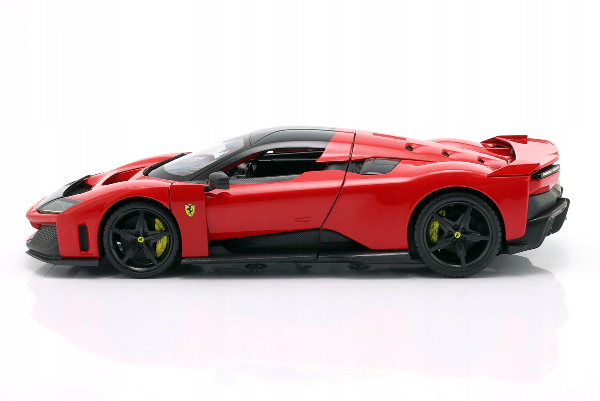 Ferrari F80 2024 Red Bburago 1:18 Red Metal Model Car 16022 Manufacturer code 18-16022RD