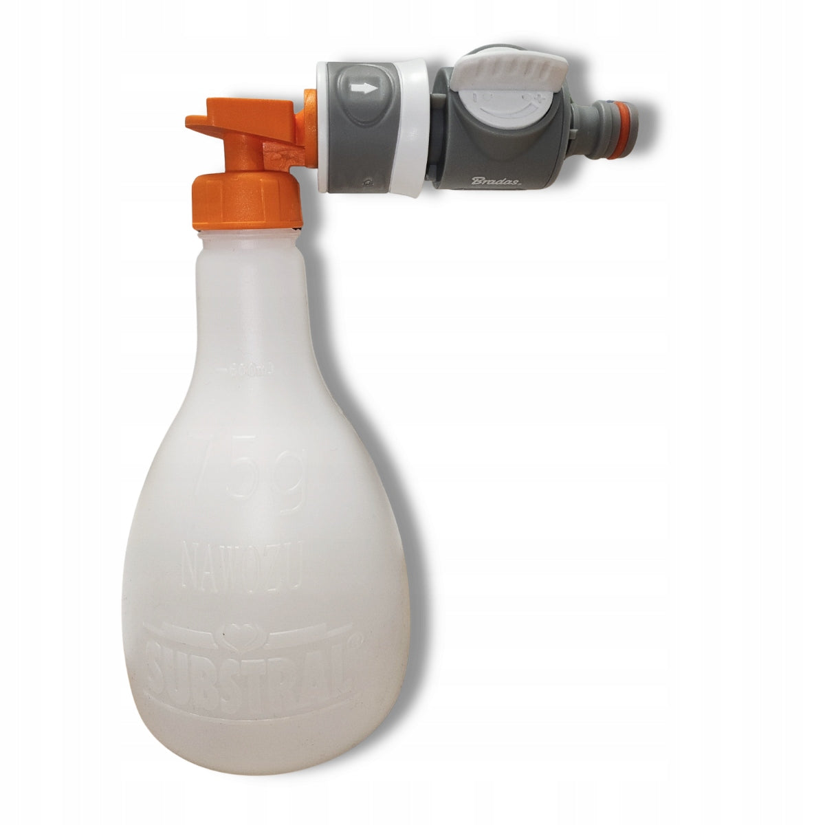 Fertilizer Dispenser Nicieni 600ml For Hose + Fitting Bradas WL-2236 With Valve