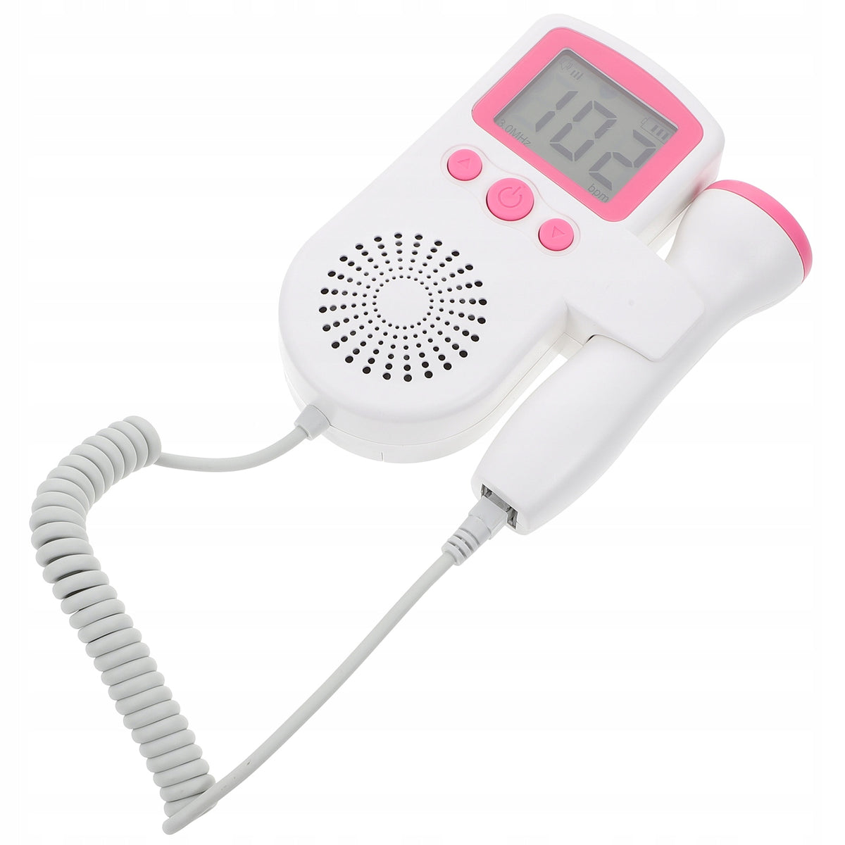 Fetal Doppler Heart Rate Monitor Baby Heartbeat Detector 2.5MHz LCD CE Medical device no