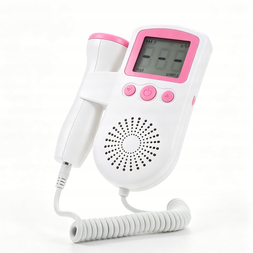 Fetal Doppler Heart Rate Monitor Baby Heartbeat Detector 2.5MHz LCD CE Packaging status original