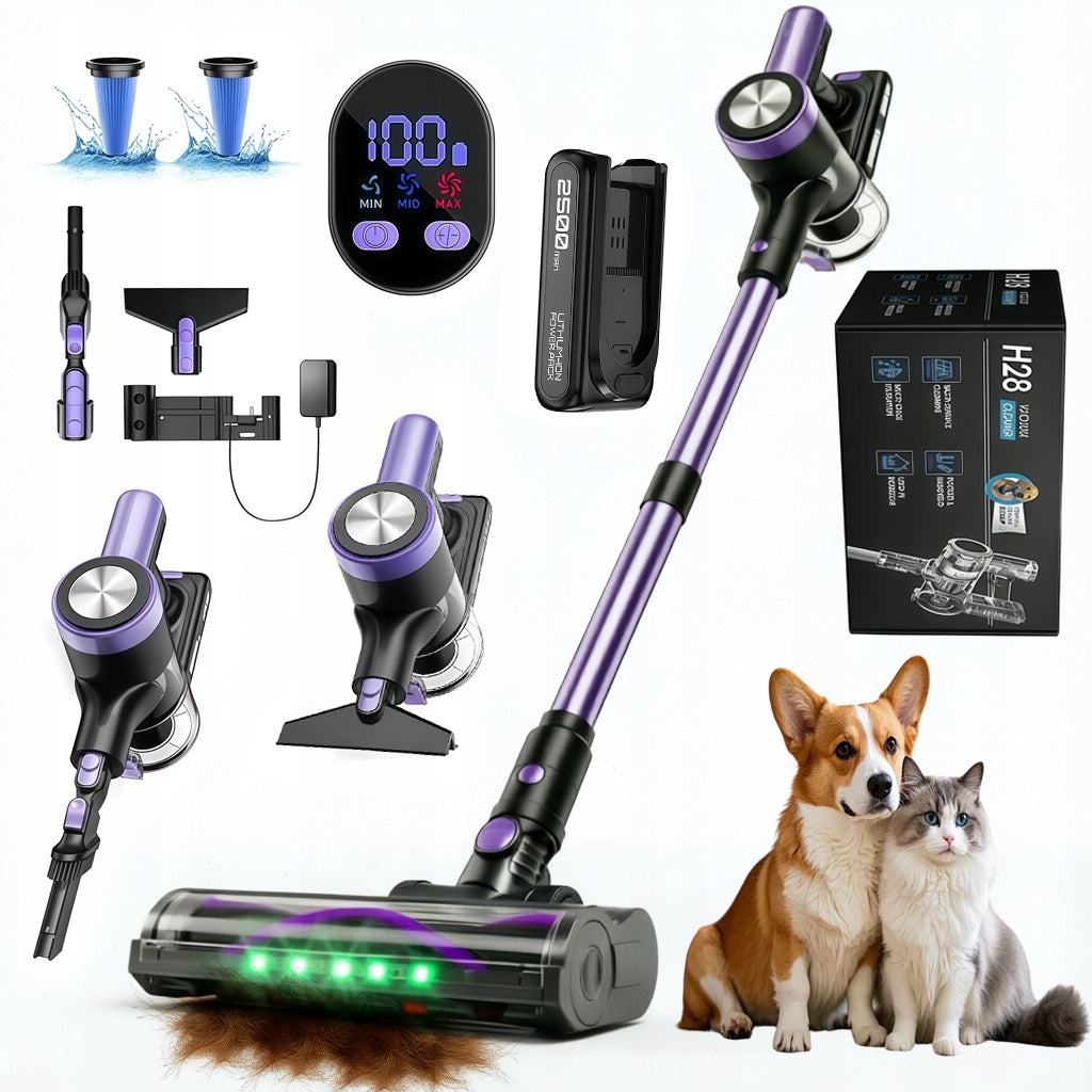 Feward H28 500w 46KPA Cordless Upright Handheld Vacuum Cleaner 55min