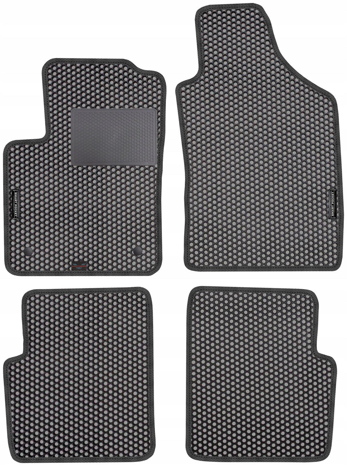 Fiat 500 HB 2007-2024 EVA SMART POCKET Rugs Packaging status original