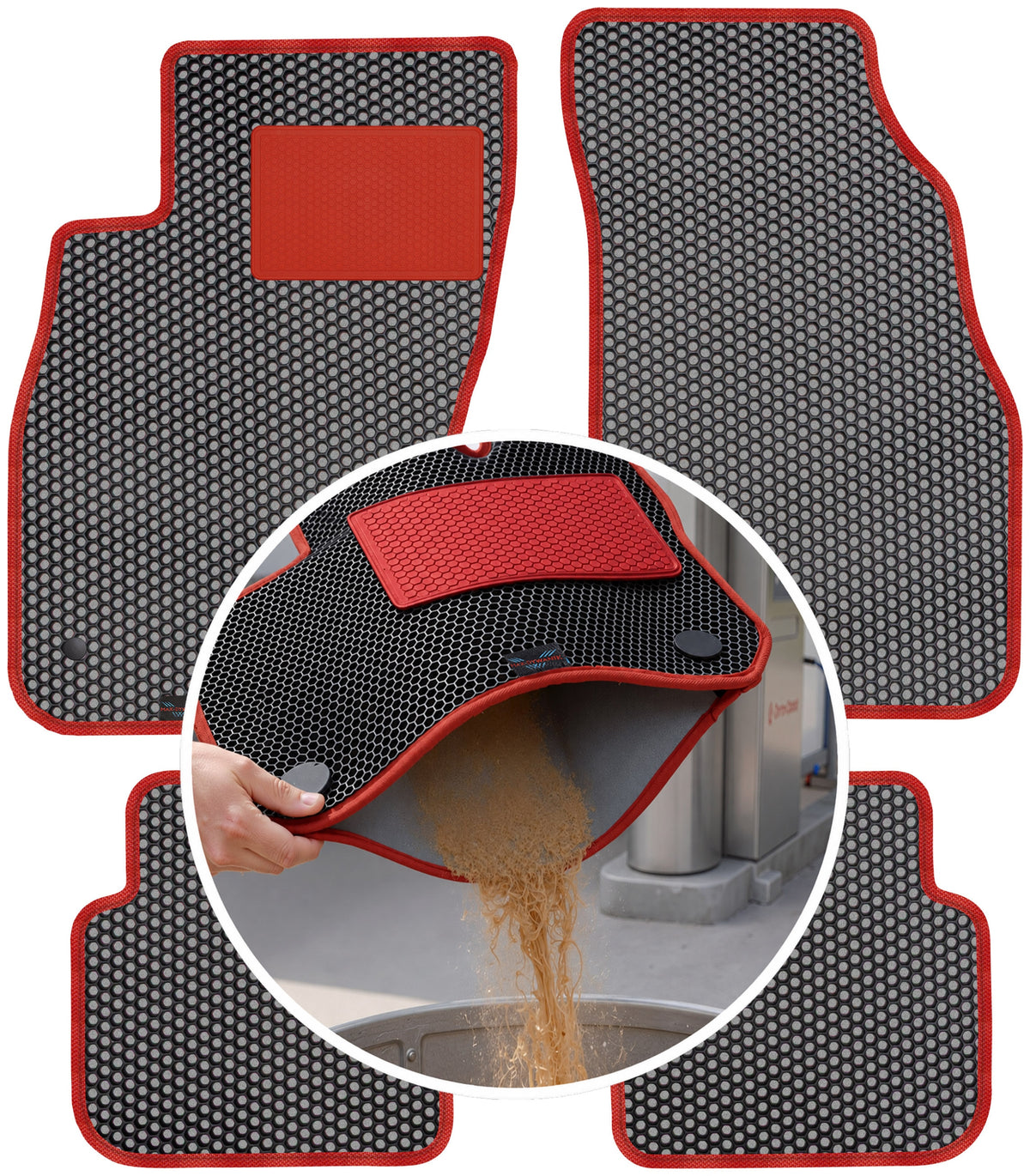 Fiat Punto Evo Hatchback 2009-2012 EVA SMART POCKET Rugs Packaging status original