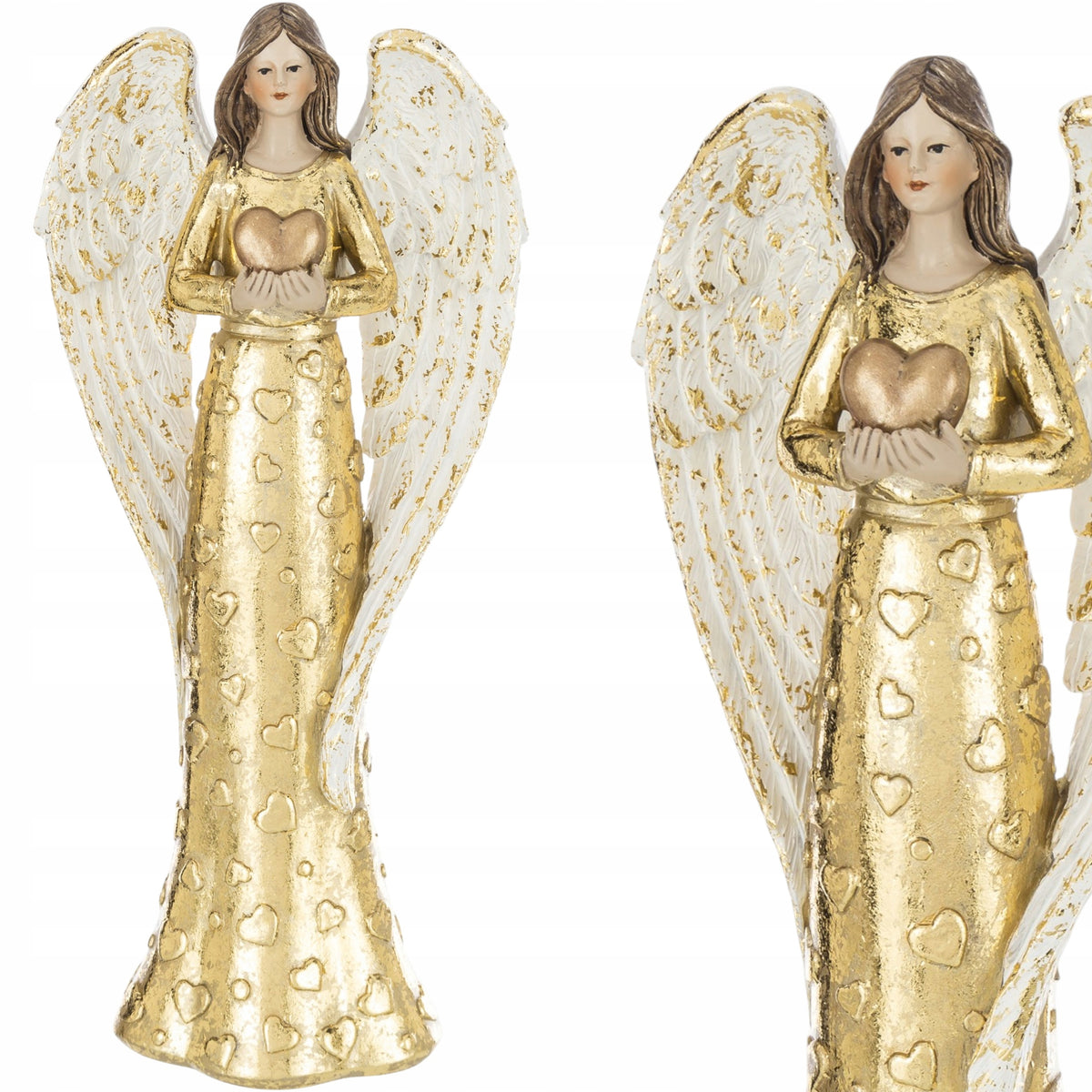 Figurine Angel gold 28cm large gift, decoration angel